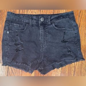 Aeropostale Black Jean Shorts